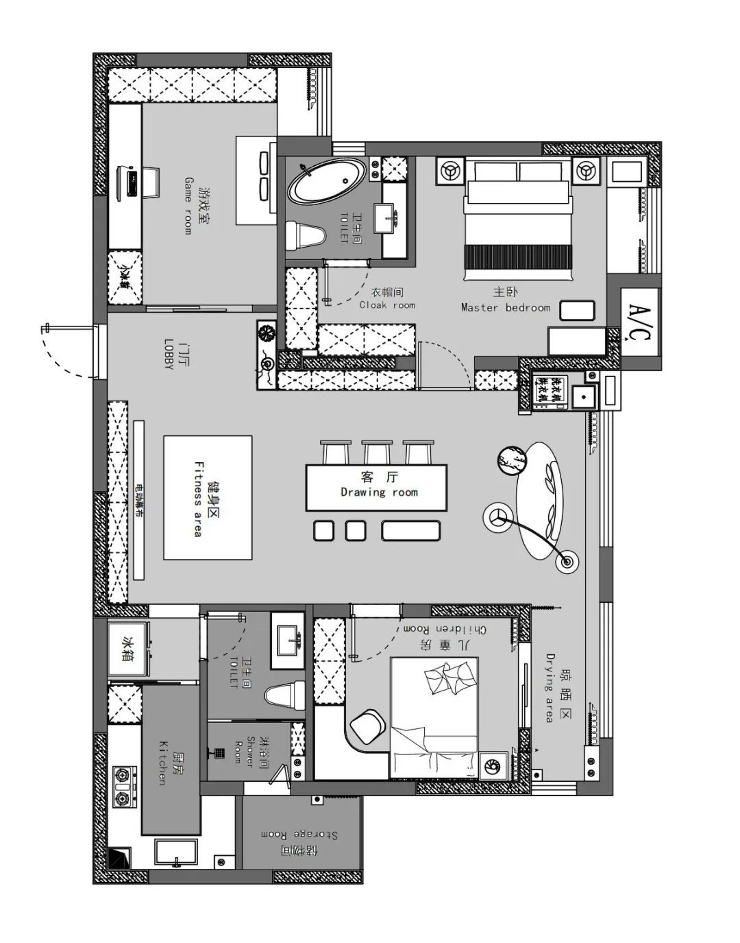 中国湖北三口之家丨中国武汉丨武汉刘思彤设计工作室-14