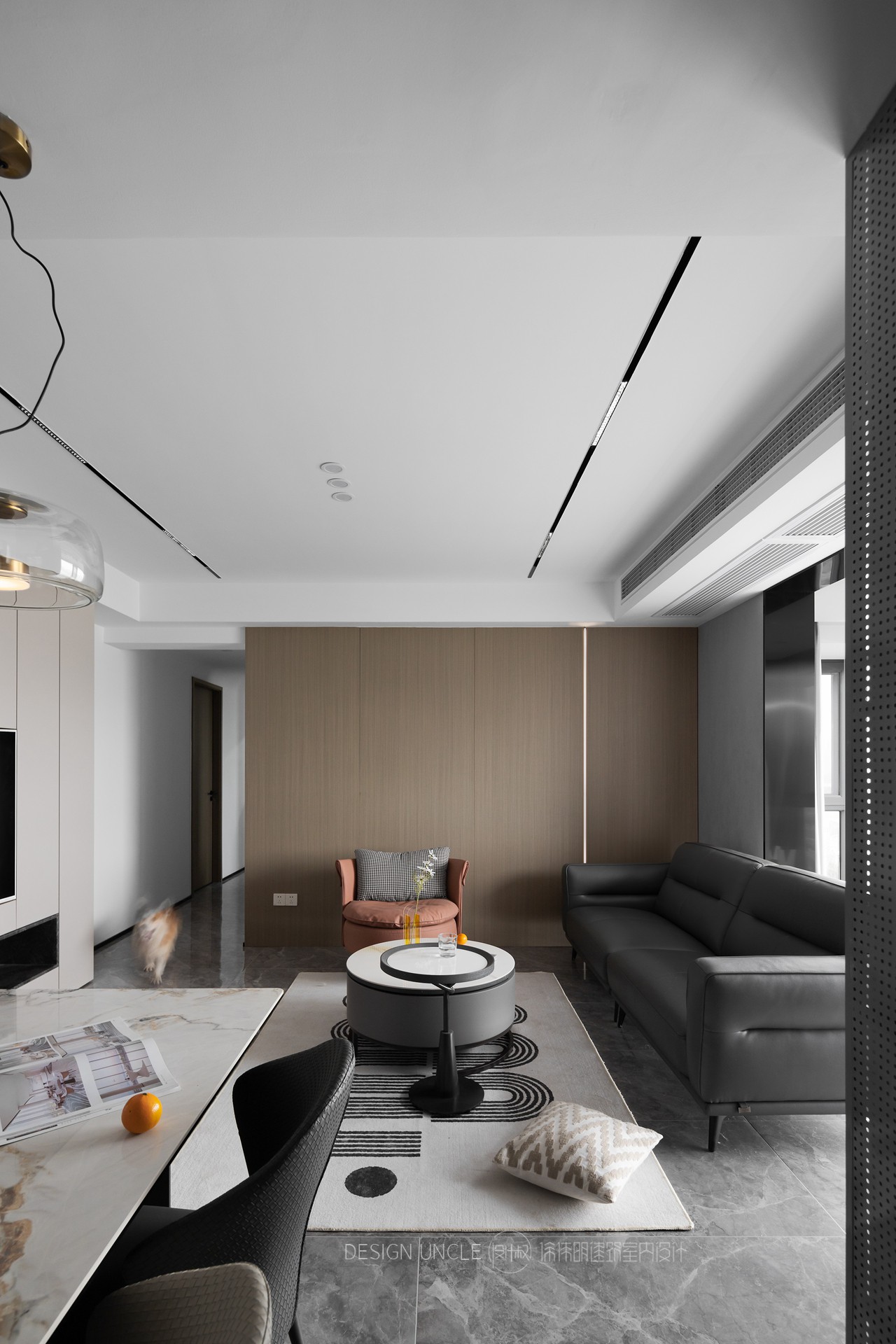 128㎡现代轻奢平层设计丨徐伟明建筑室内设计-32