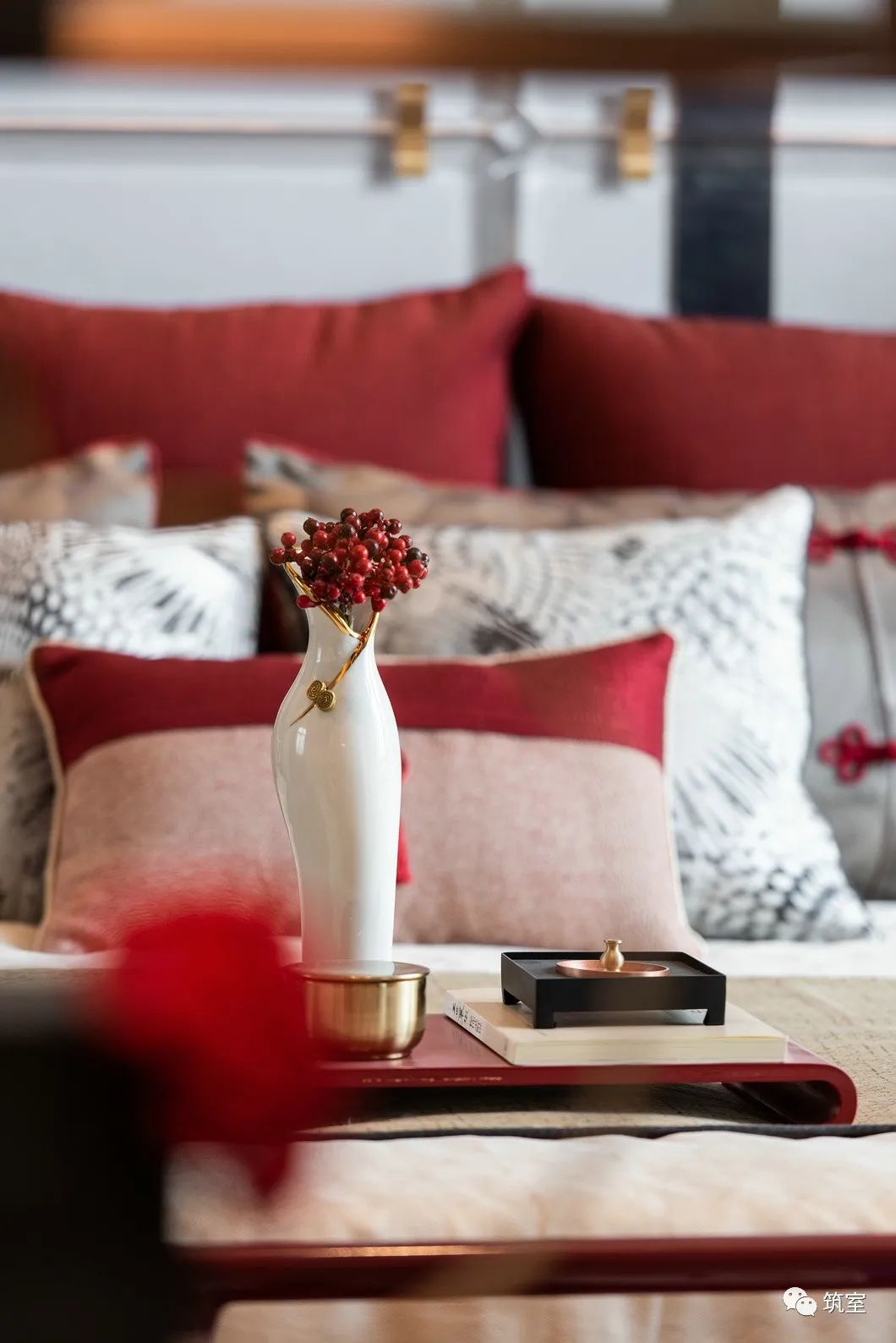 中国红风靡全球，室内设计如何演绎-16