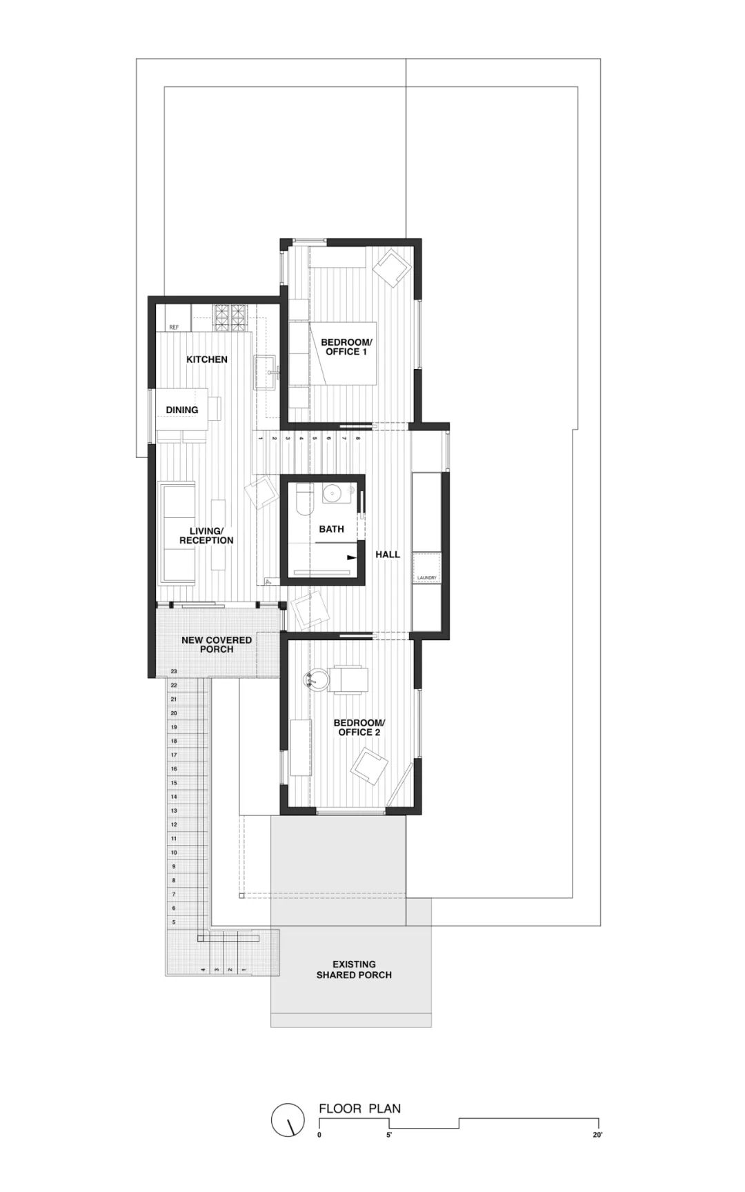 屋顶上的灵动工作室 · The Perch 小屋丨美国丨Nicole Blair-53