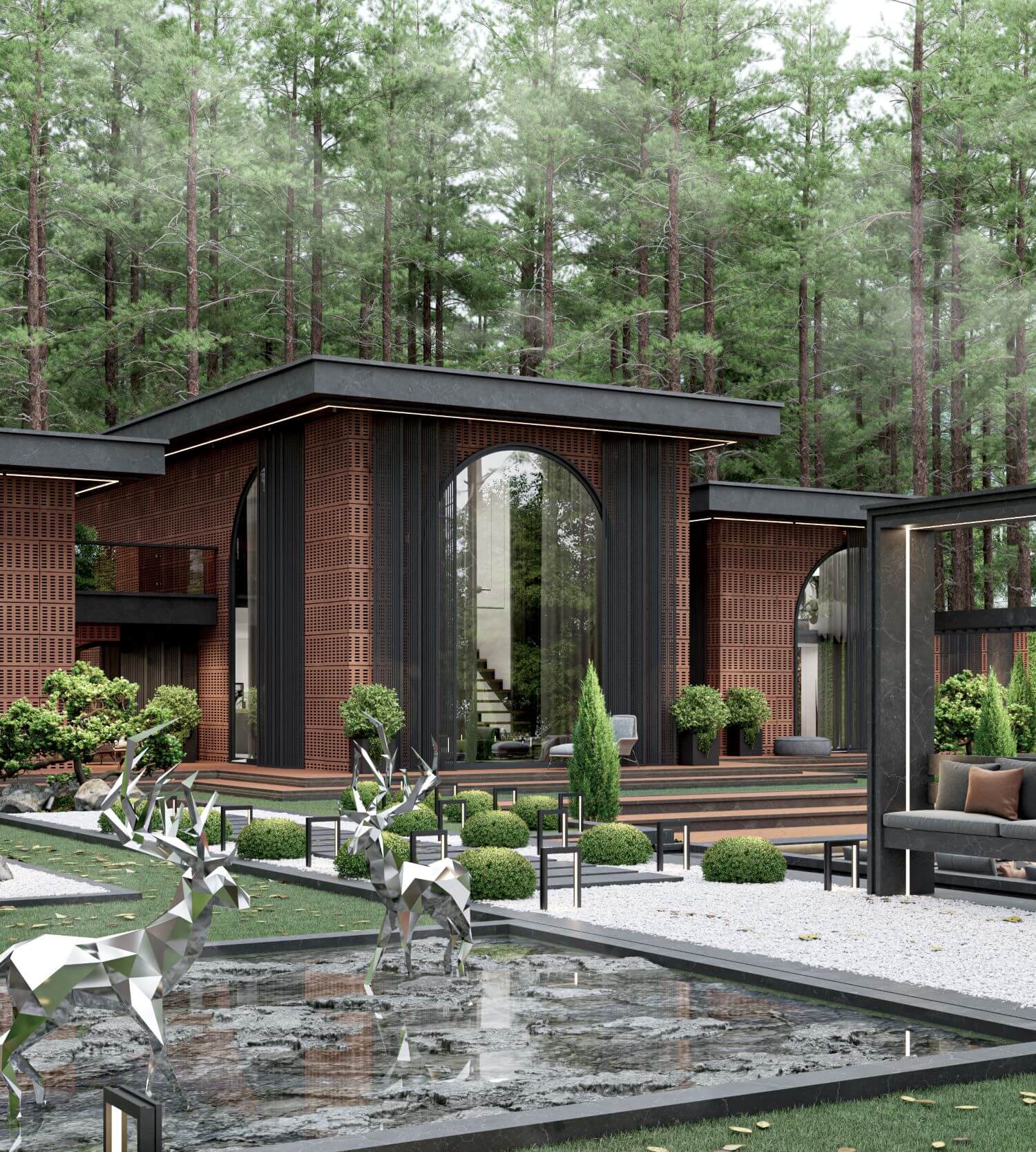 红砖别墅丨伊朗丨UFO Studio-6