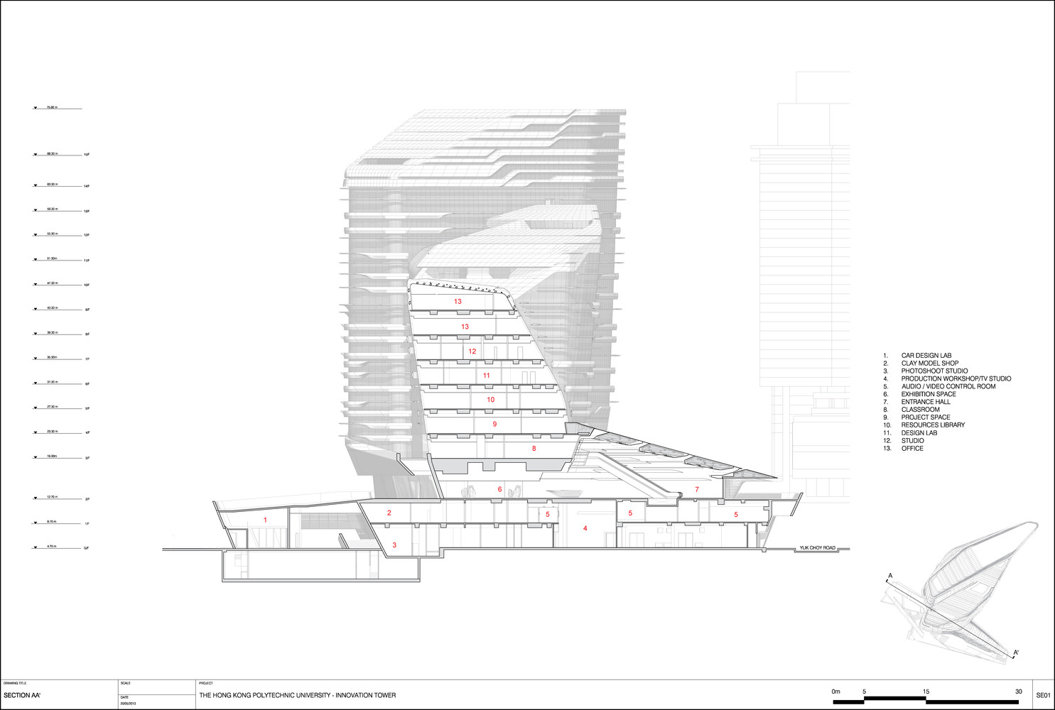 Jockey Club Innovation Tower  Zaha Hadid Architects-88