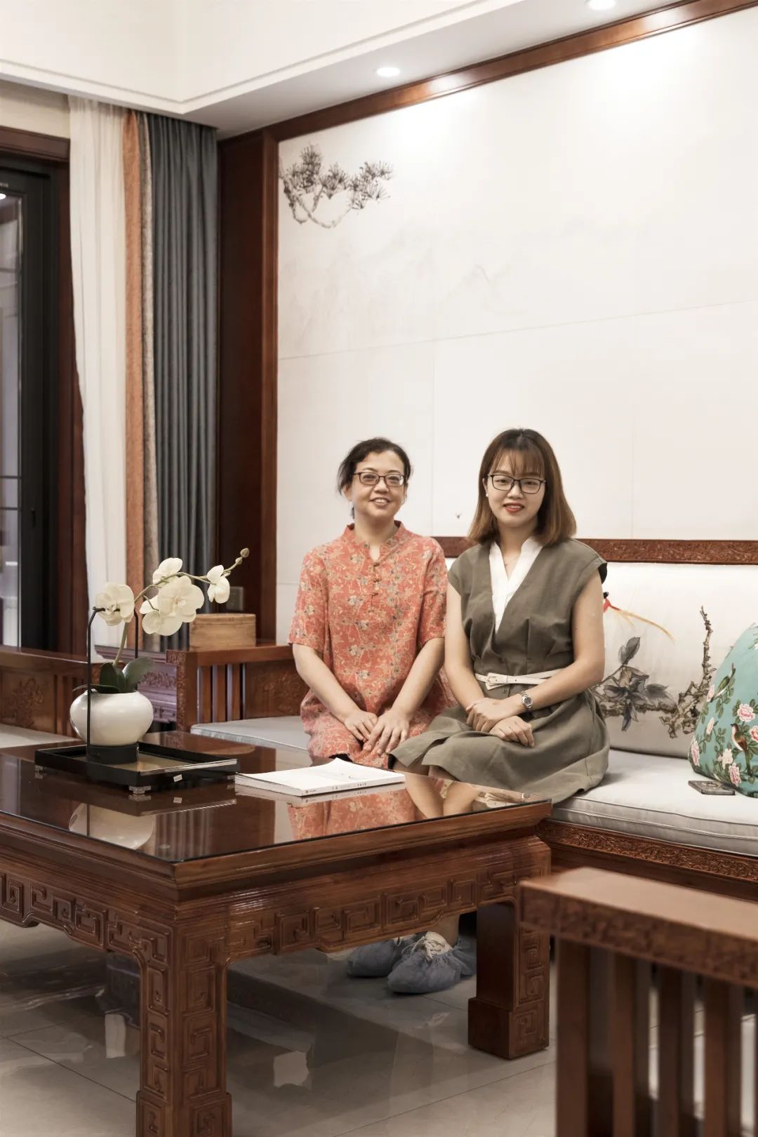 阳光 100 中式养老房 | 新中式风格,红木家具,强大的收纳功能-36