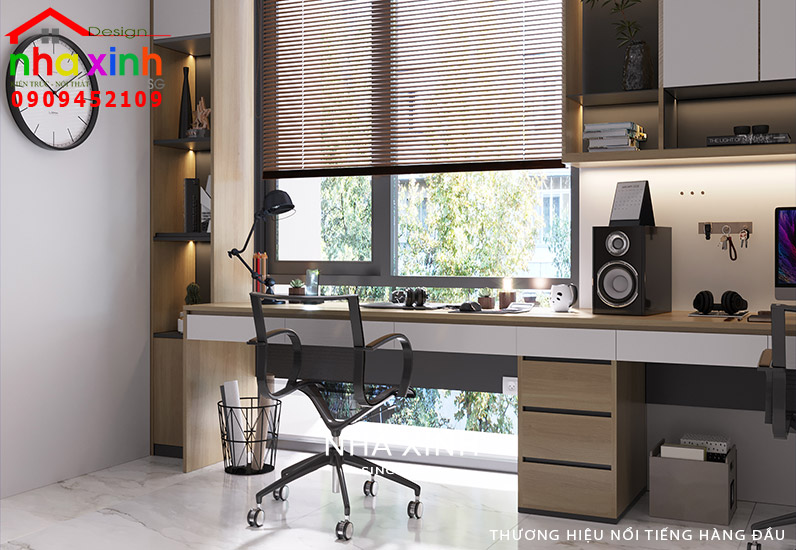 现代3层7·10m别墅设计方案丨越南丨Nhà Xinh（未明确对应中文,暂用原文）-52