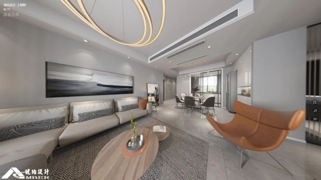 世茂香槟湖现代四室，储物空间与功能完美融合-41