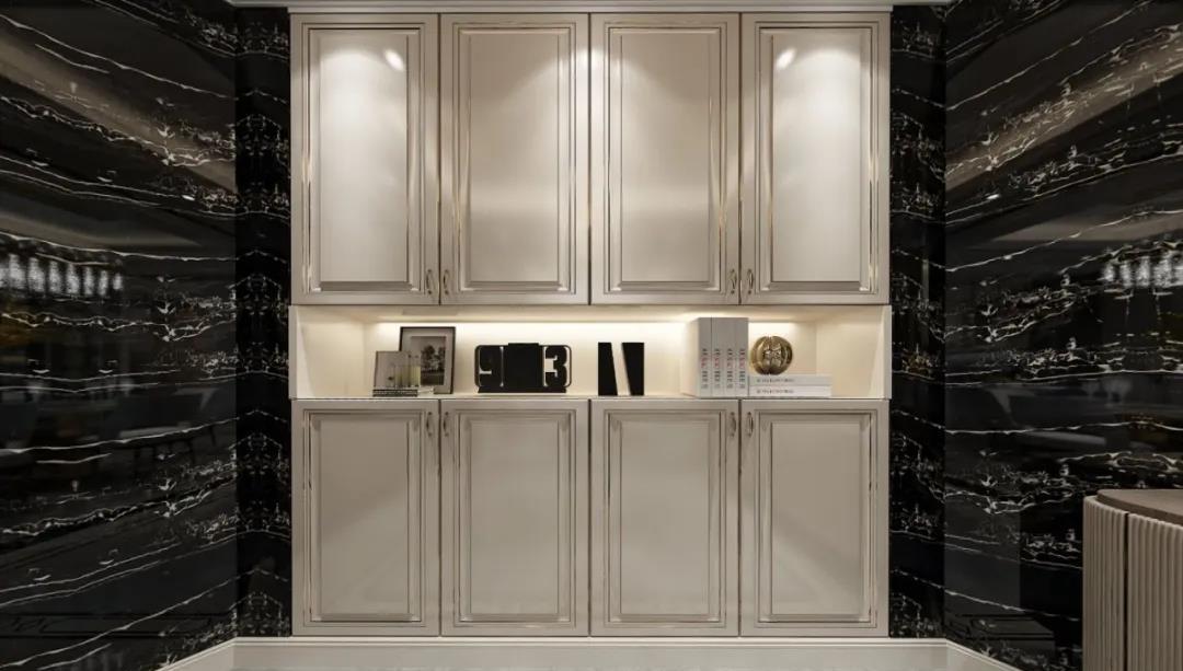 轻奢改造,八角玄关、开放式厨房打造现代宜居空间-19