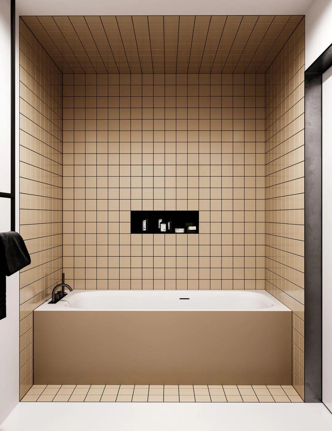 现代公寓设计中的高级灰++ 粉色运用-103