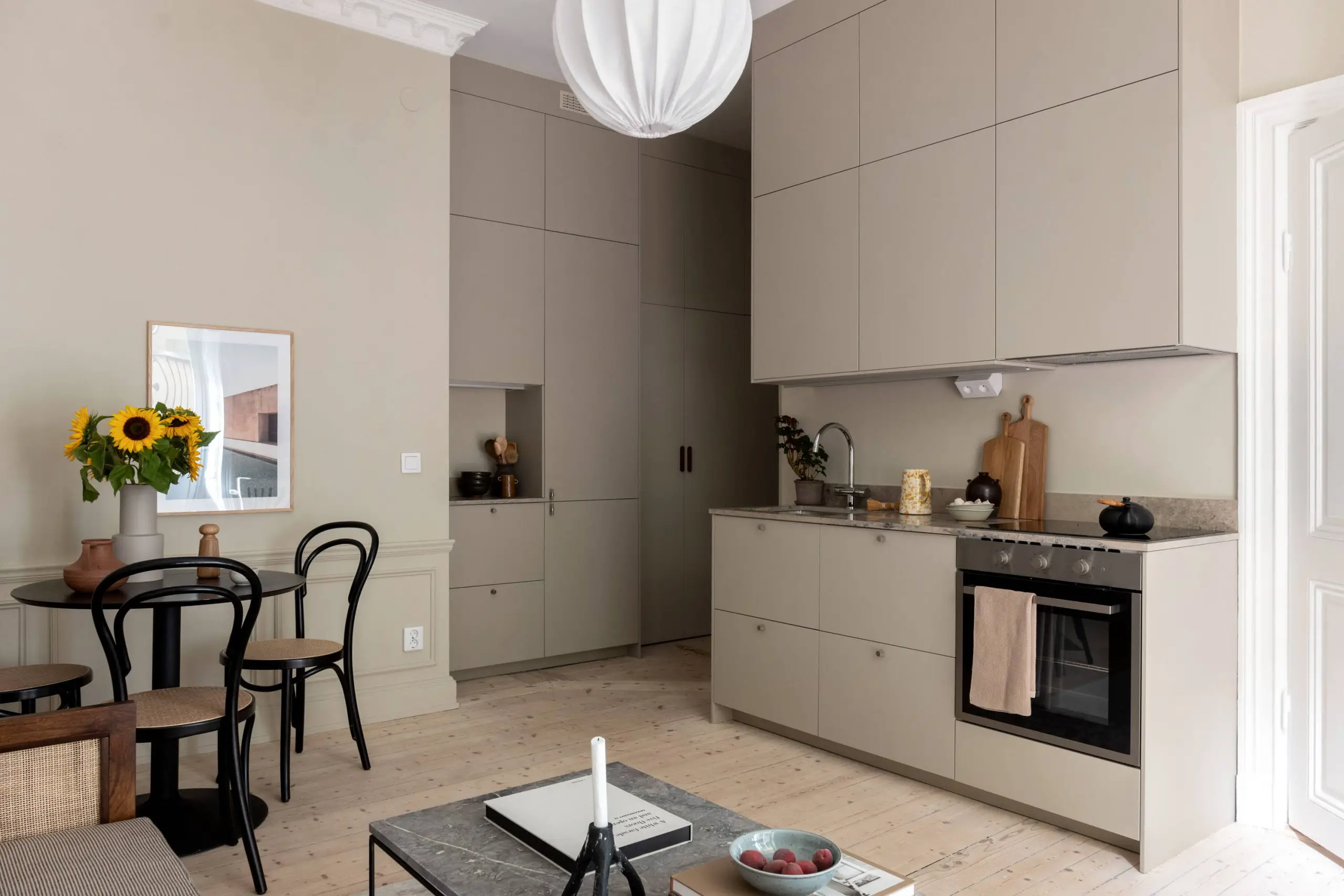 瑞典 33 平米公寓的南欧风情设计-9