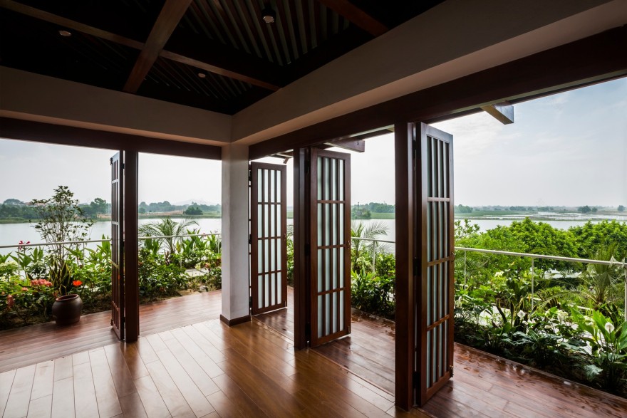 越南阶梯住宅:层层悬挑打造通透室内环境-6