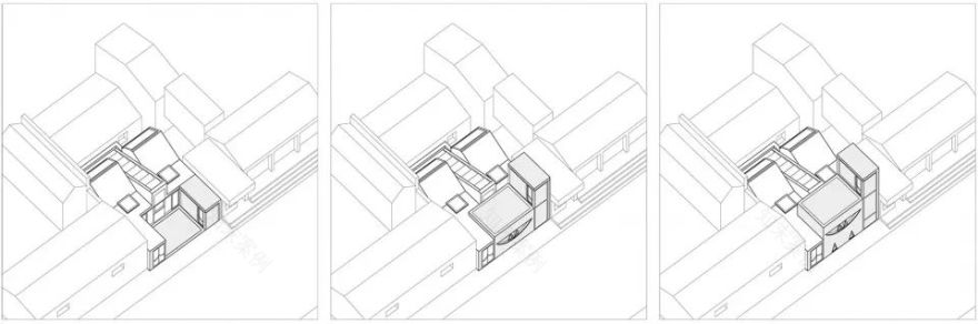 北京胡同中的"空中楼阁" | 国子监胡同空间,大料建筑-49