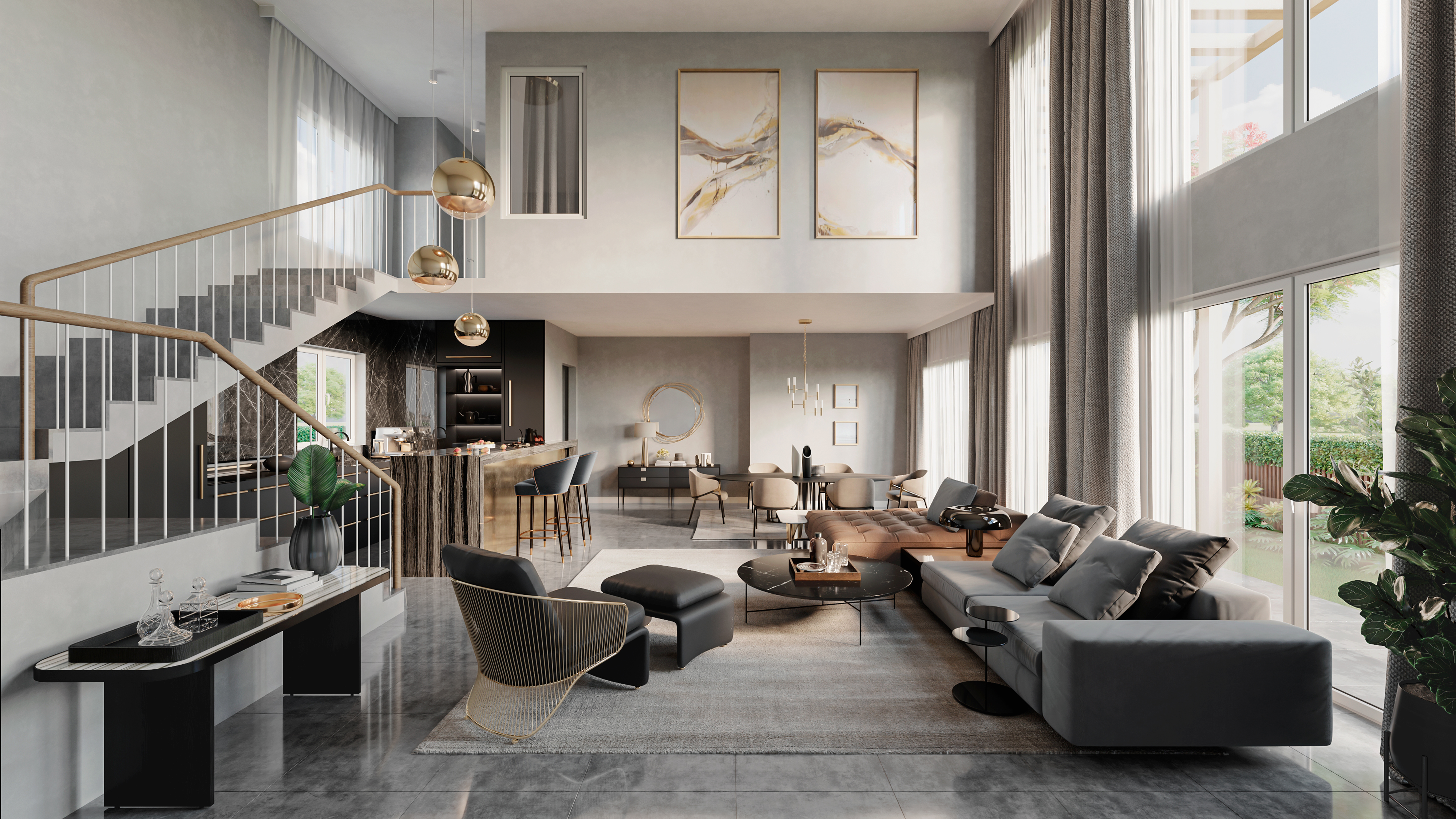 多户家庭室内效果图丨EgyptCairo丨VisEngine Digital Solutions-9