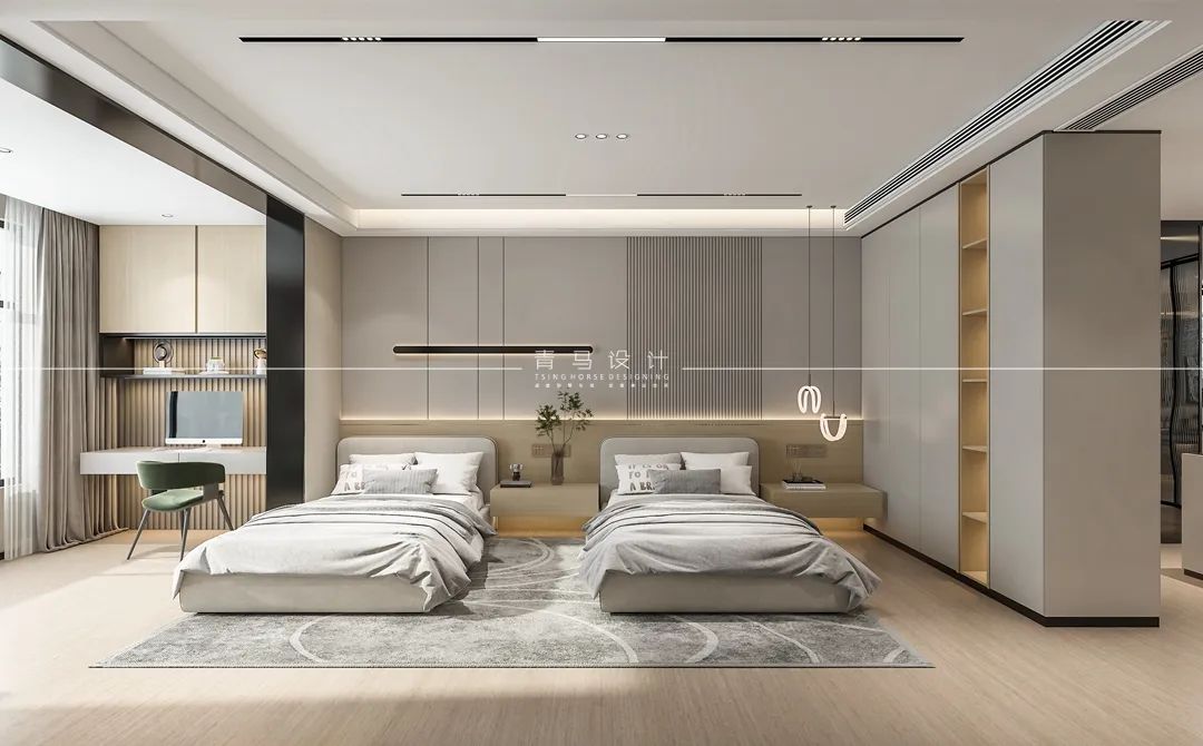 中海悦墅现代轻奢别墅设计丨中国西安丨青马别墅设计-29