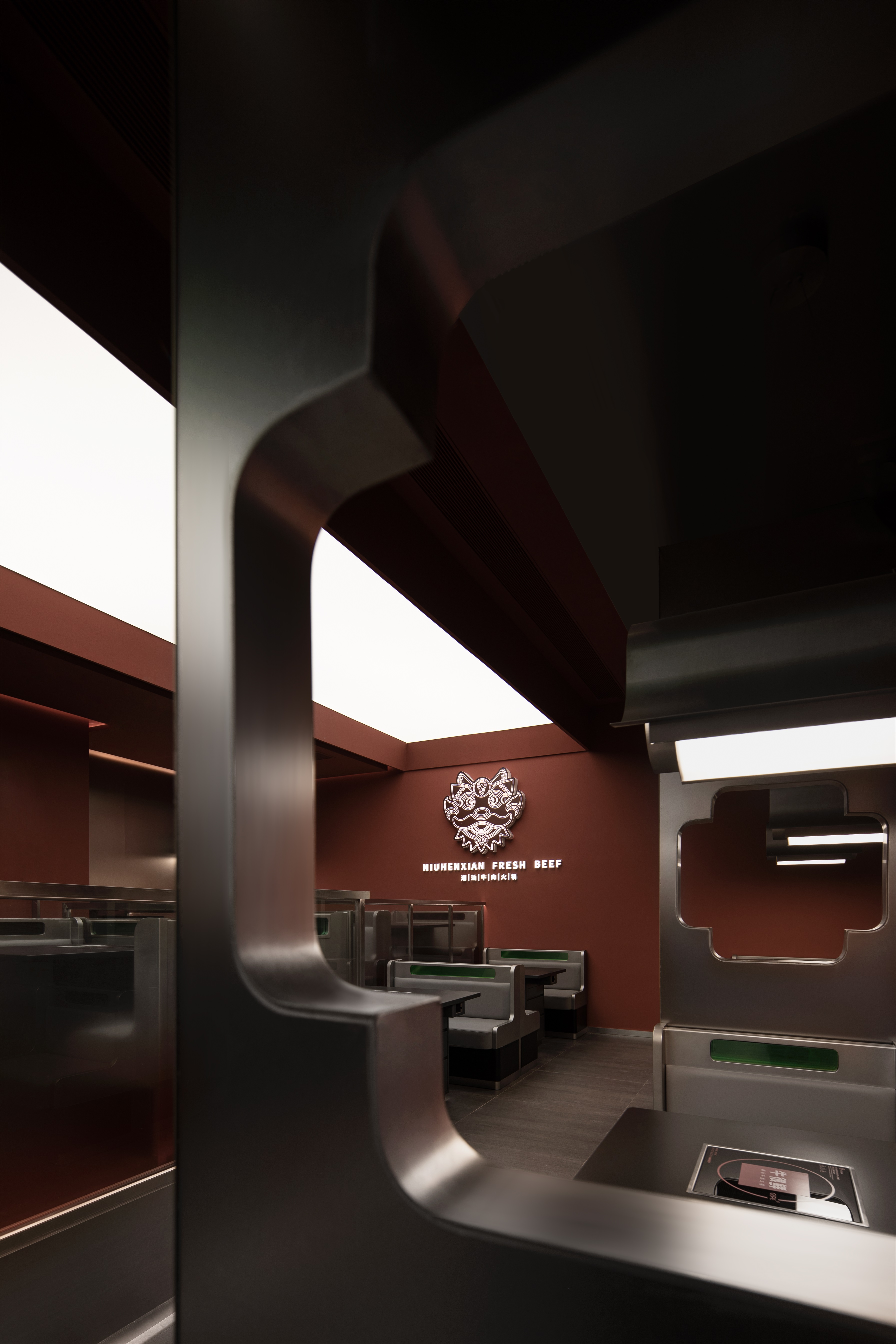牛很鲜·潮汕牛肉火锅连锁店(杭州万象汇店)丨中国杭州丨慢珊瑚设计-69