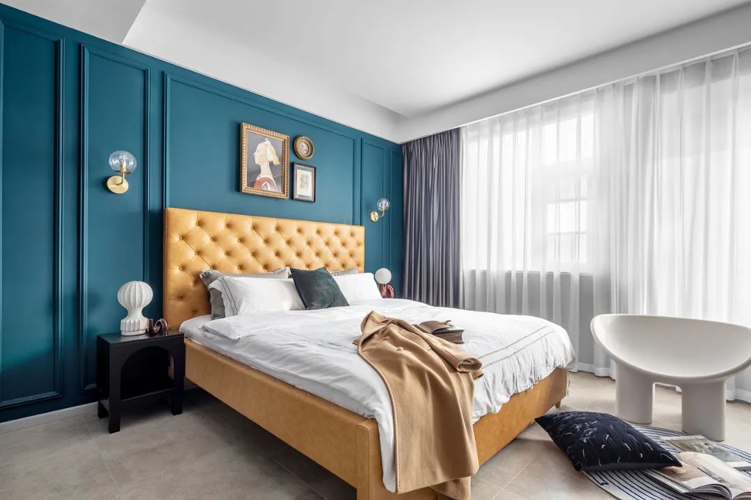 卧室床头背景墙设计灵感大全,美翻你的家!-24