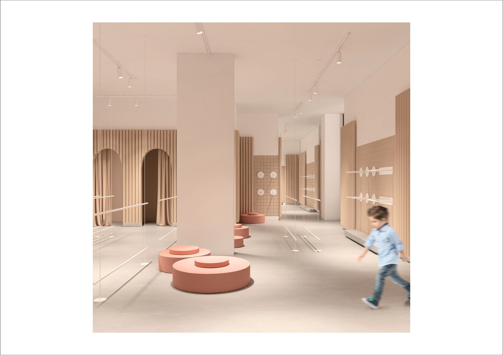 乌克兰极简儿童服装店  LIS 设计工作室-8