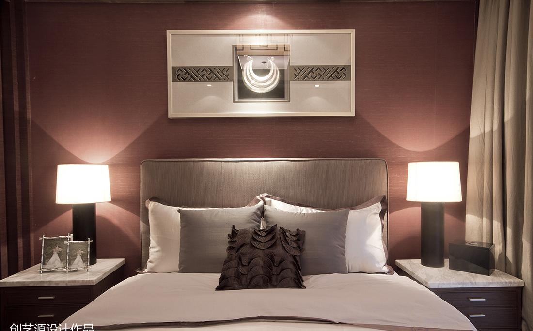 创艺源设计丨平层丨110平米拥抱生活的家——新中式三房一厅-6