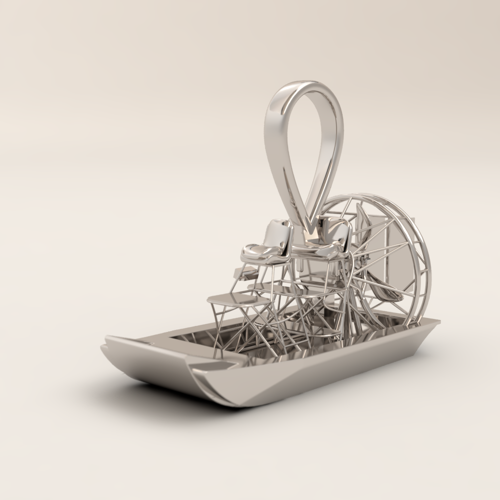 Louisiana Boat Pendant-4