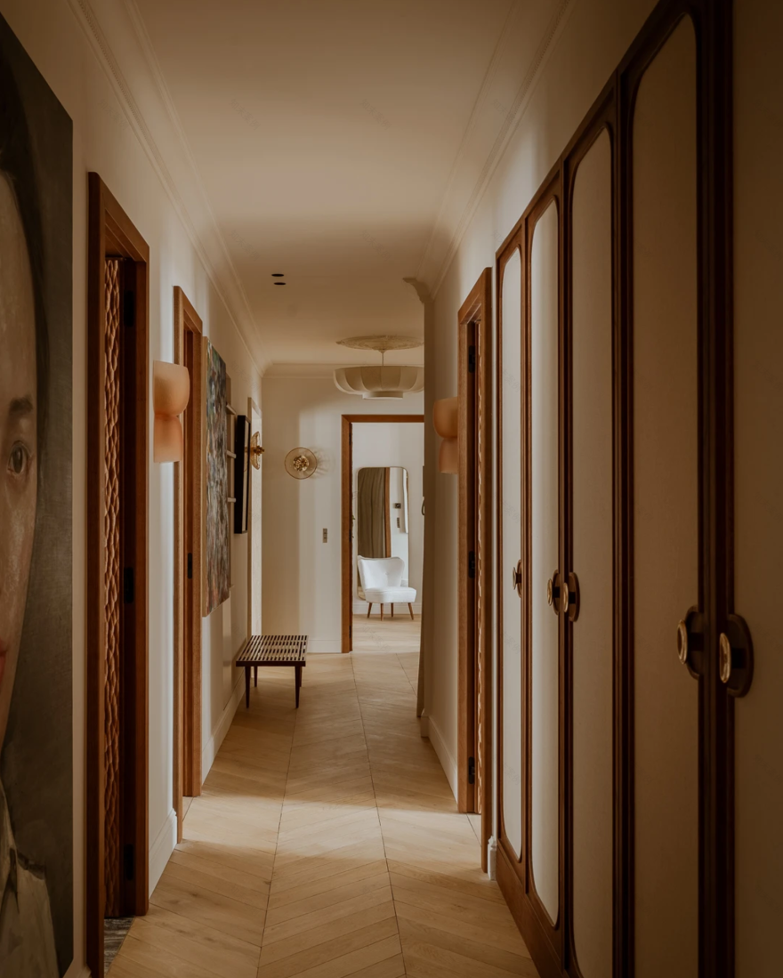 Rue de l’Abbaye 公寓设计丨法国巴黎丨Ett Hem 工作室-30