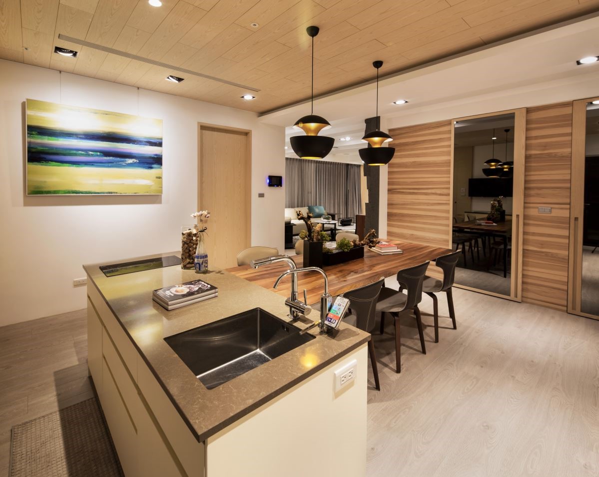 165㎡现代住宅  艾马室内装修设计-16