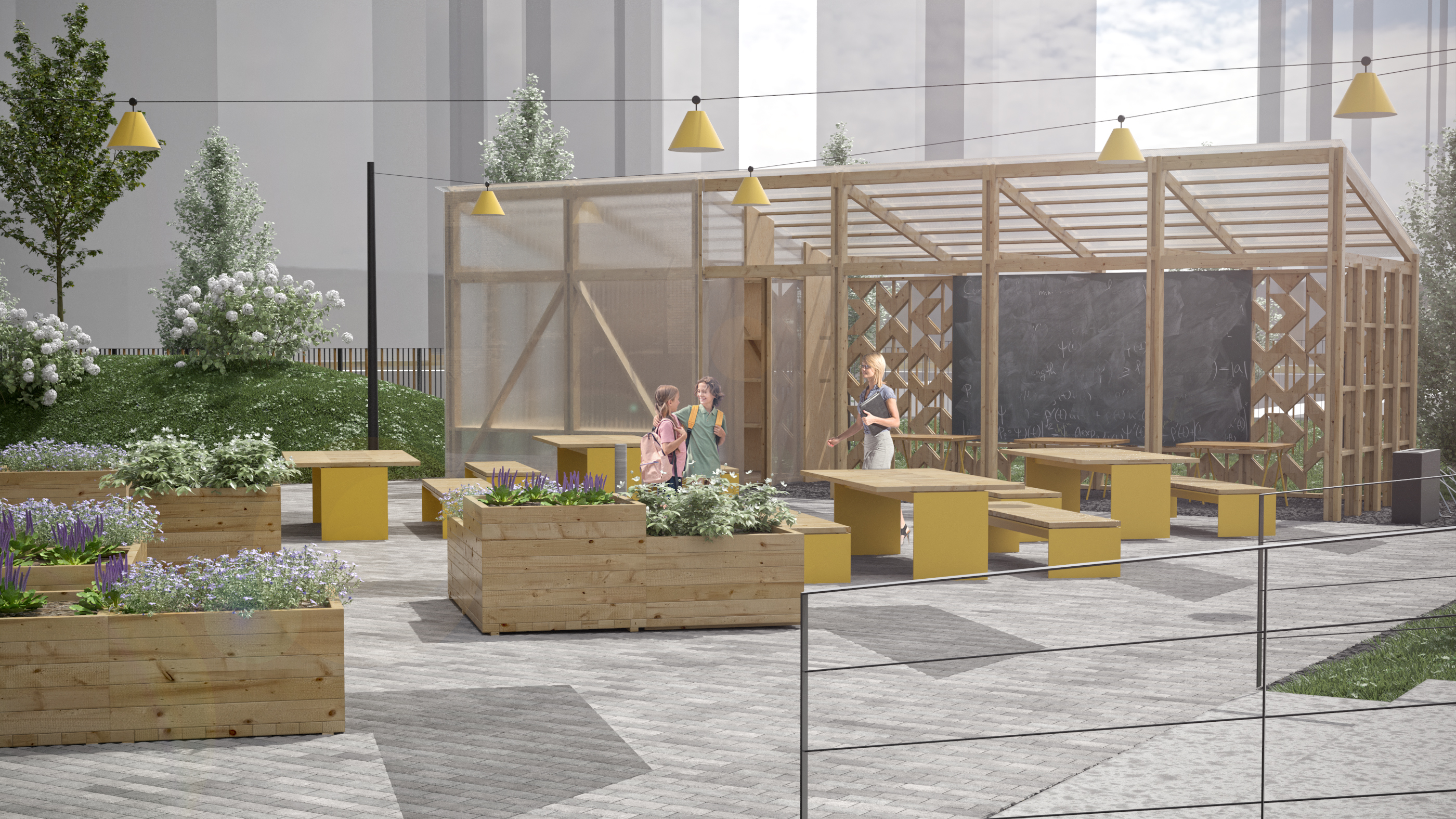 学校景观设计丨俄罗斯诺夫哥罗德丨LAMP-6