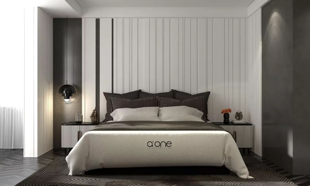 西安怡臻花园 130㎡轻奢空间，胡显辉打造黑白艺术世界-22