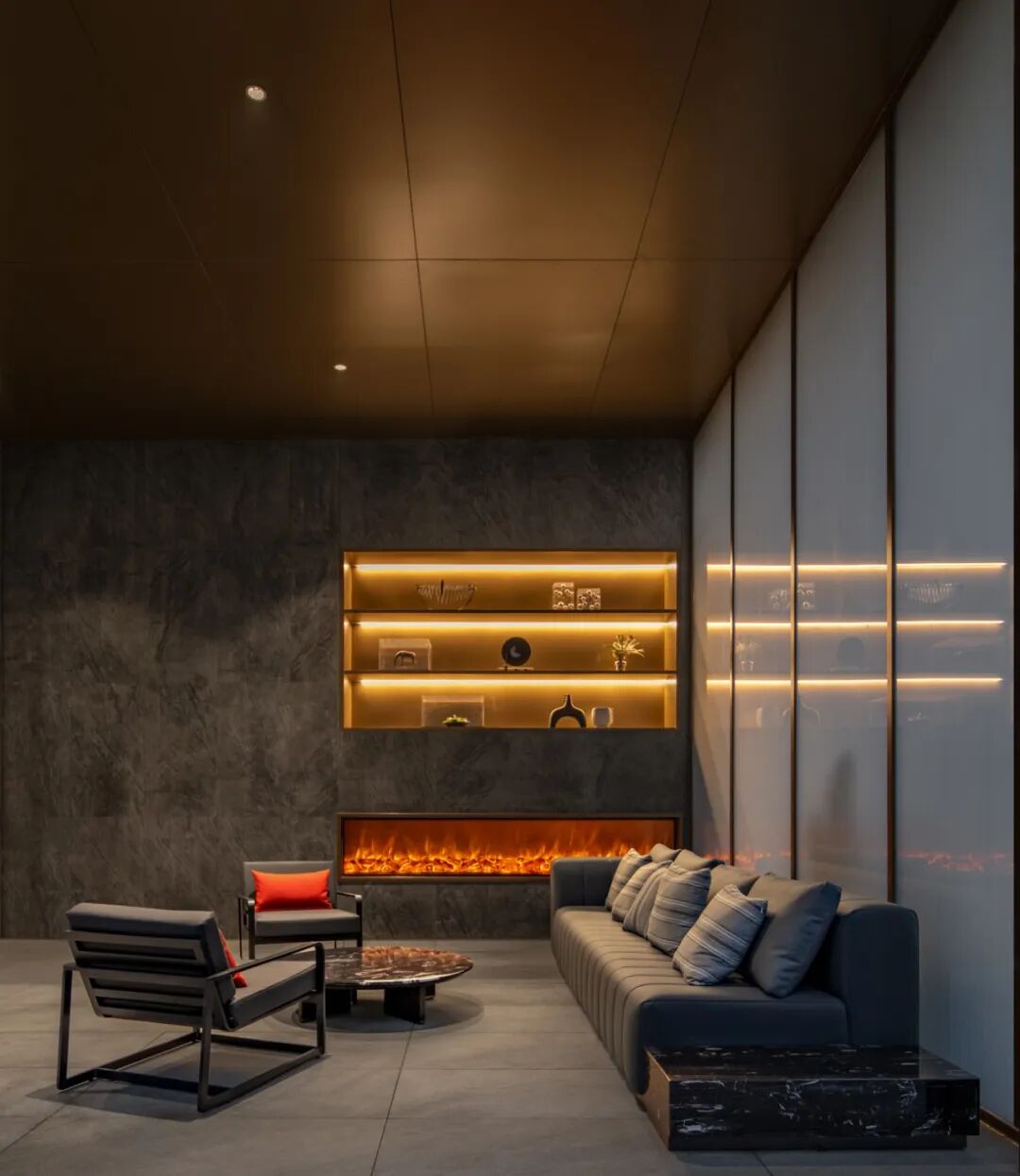 宁波新希望堇麟上府云汀大区|雕塑软装设计|尚沃出品-71