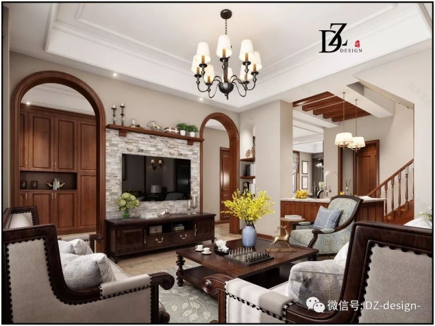 乡村美式别墅设计,慢享生活时光-31