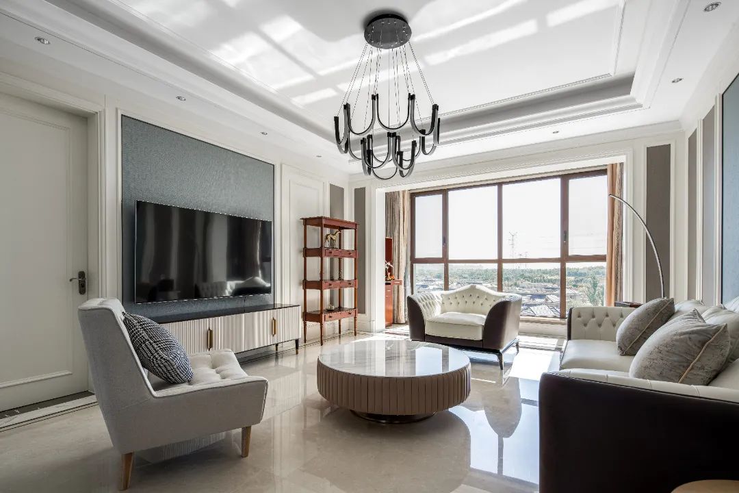 法式风情的优雅大平层丨中国北京丨洪利工作室-22