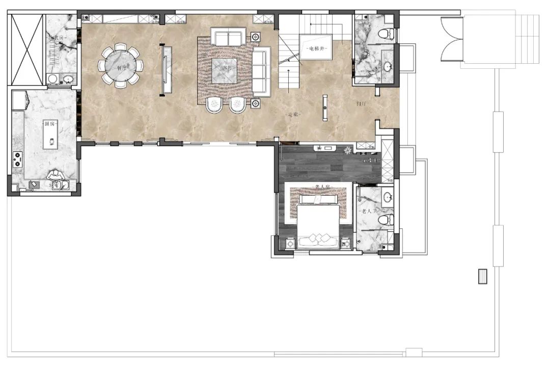 赵振庭的现代中式别墅设计 | 空间、意境与文化的完美融合-18