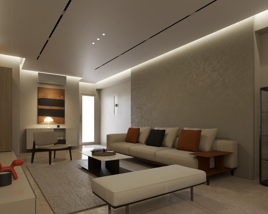 现代简约公寓丨埃及开罗丨STUDIO HUB-1