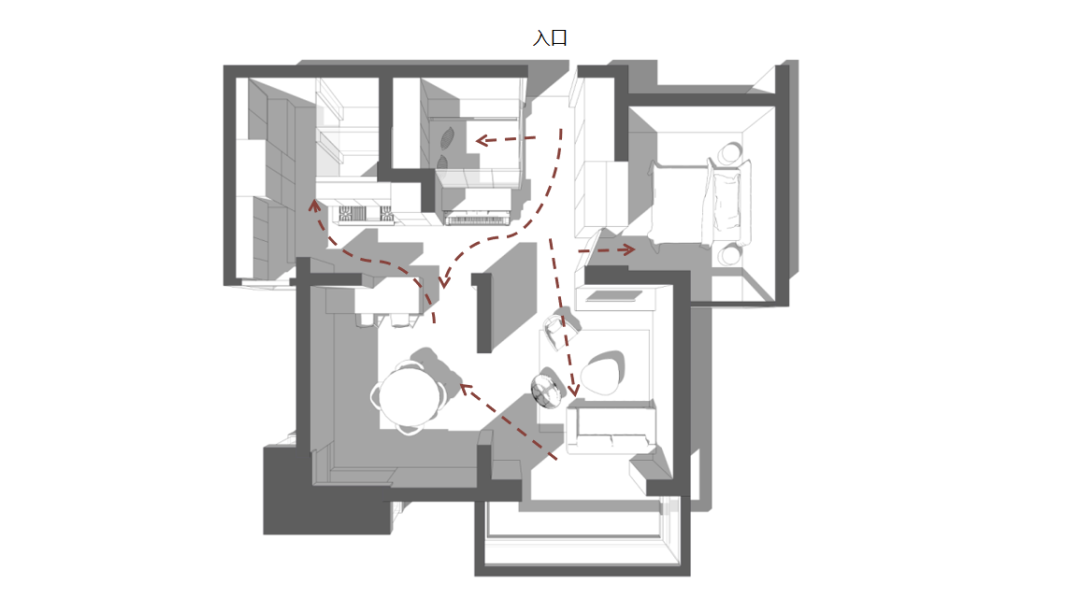 上海静安96㎡退休生活家丨中国上海丨上海示觉室内设计事务所-12