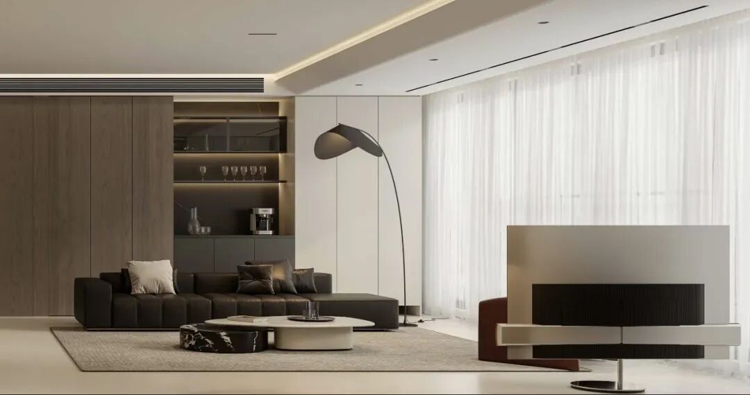 丽园作品｜檀境159㎡：现代家居生活场景的和谐奏鸣-17