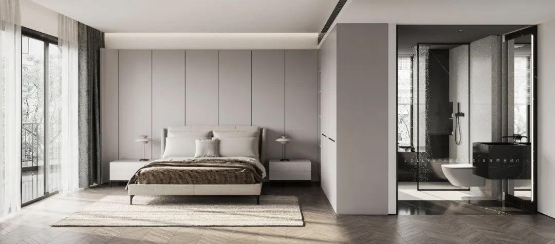 东莞璞邸 | 曲线之美,诠释顶层复式住宅设计-25