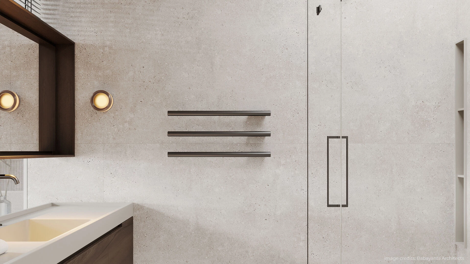 帕克·鲁布廖沃的 M 型超薄毛巾加热器丨俄罗斯莫斯科丨Foursteel-14