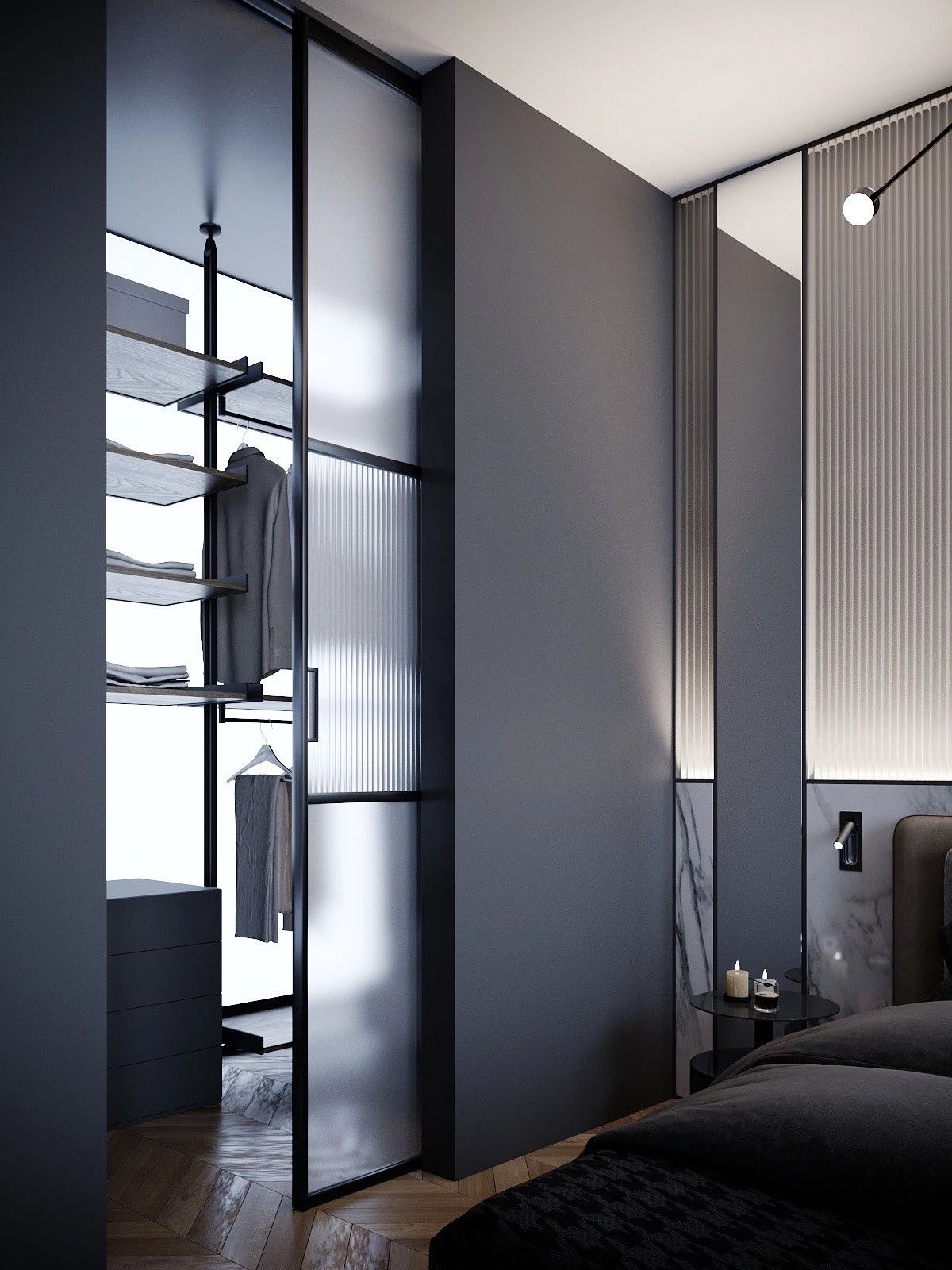 现代 60㎡轻奢风公寓-28