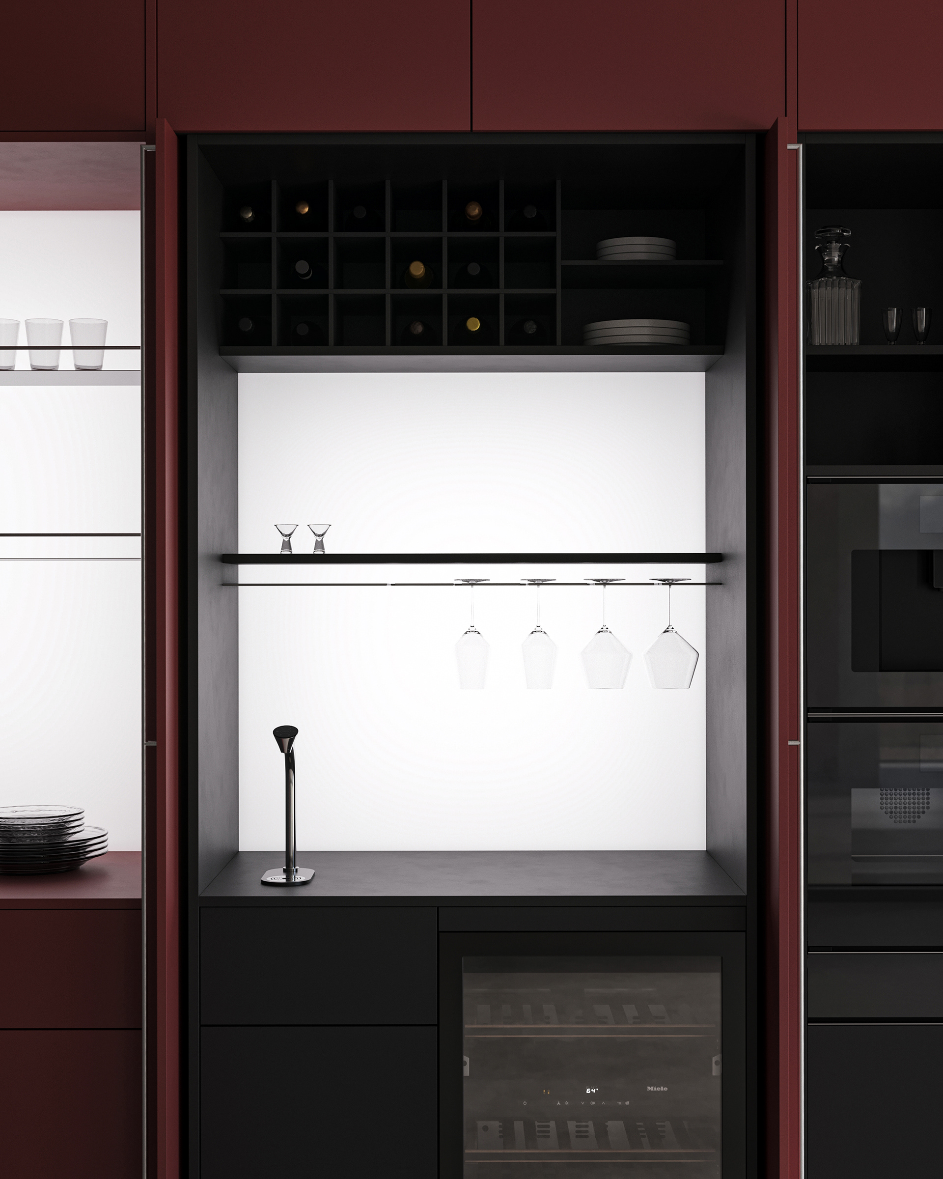 Red & Black Kitchen Catalog Visualization-11