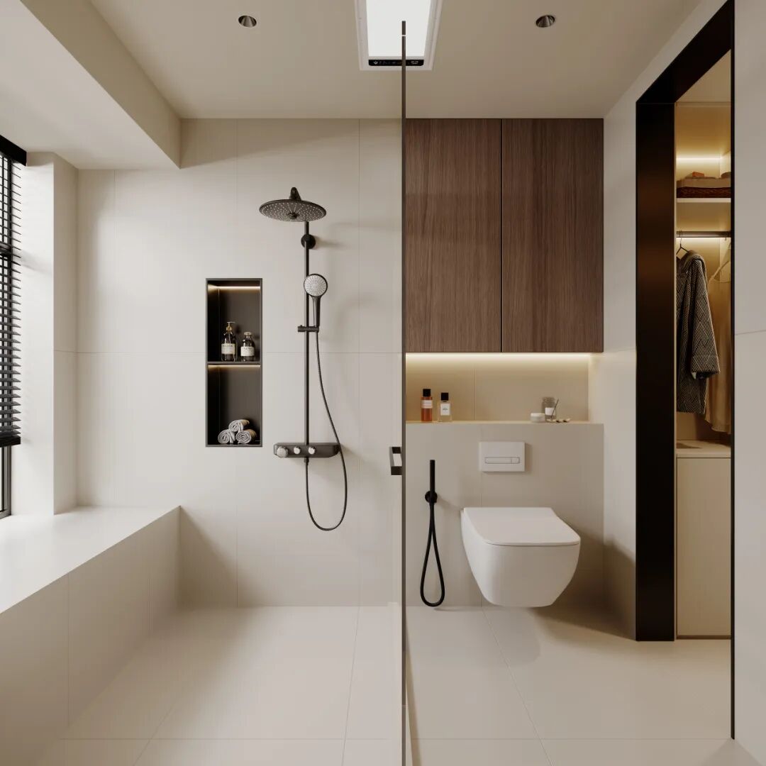 140㎡极简设计|四口之家的空间重生计划-85