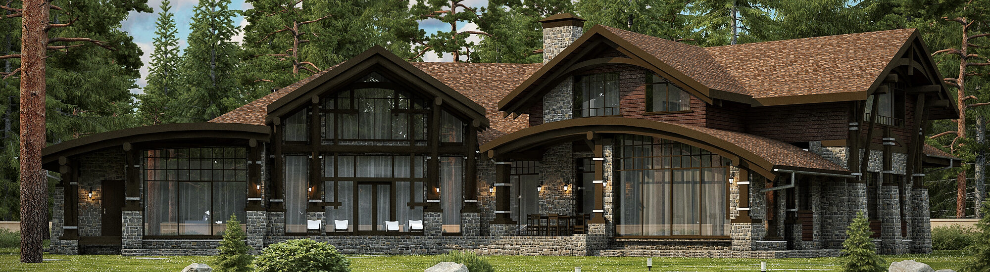 727㎡带车库的两层住宅项目丨ARXY工作室-0