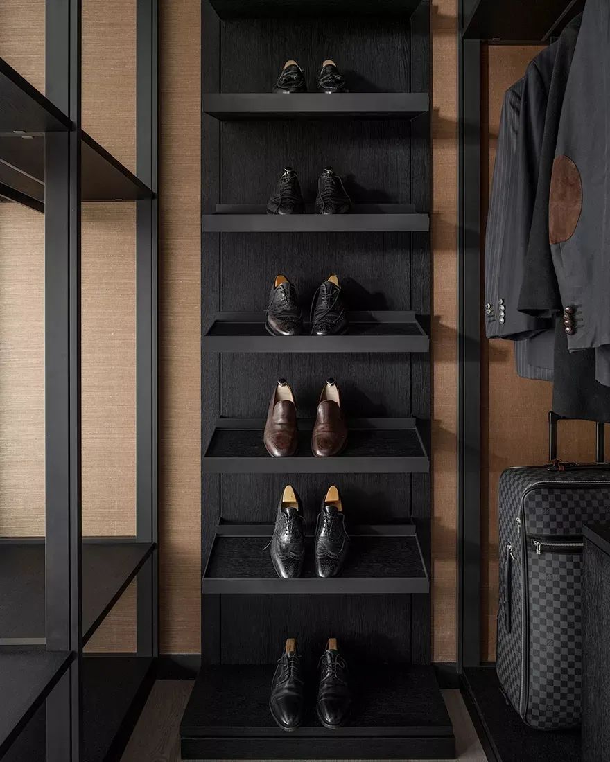 65㎡深色公寓设计丨Svetlana Herzen-23