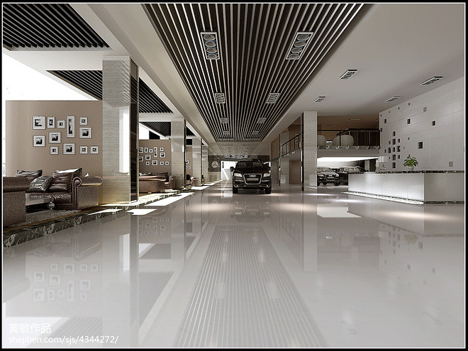 湖南永通,东霖汽贸汽车展厅装修项目-11