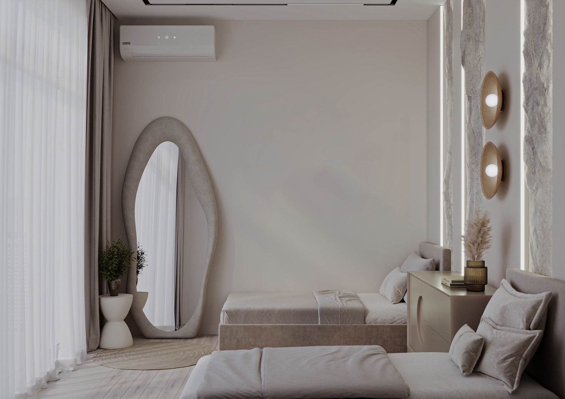 Scandinavian private house interior design-48