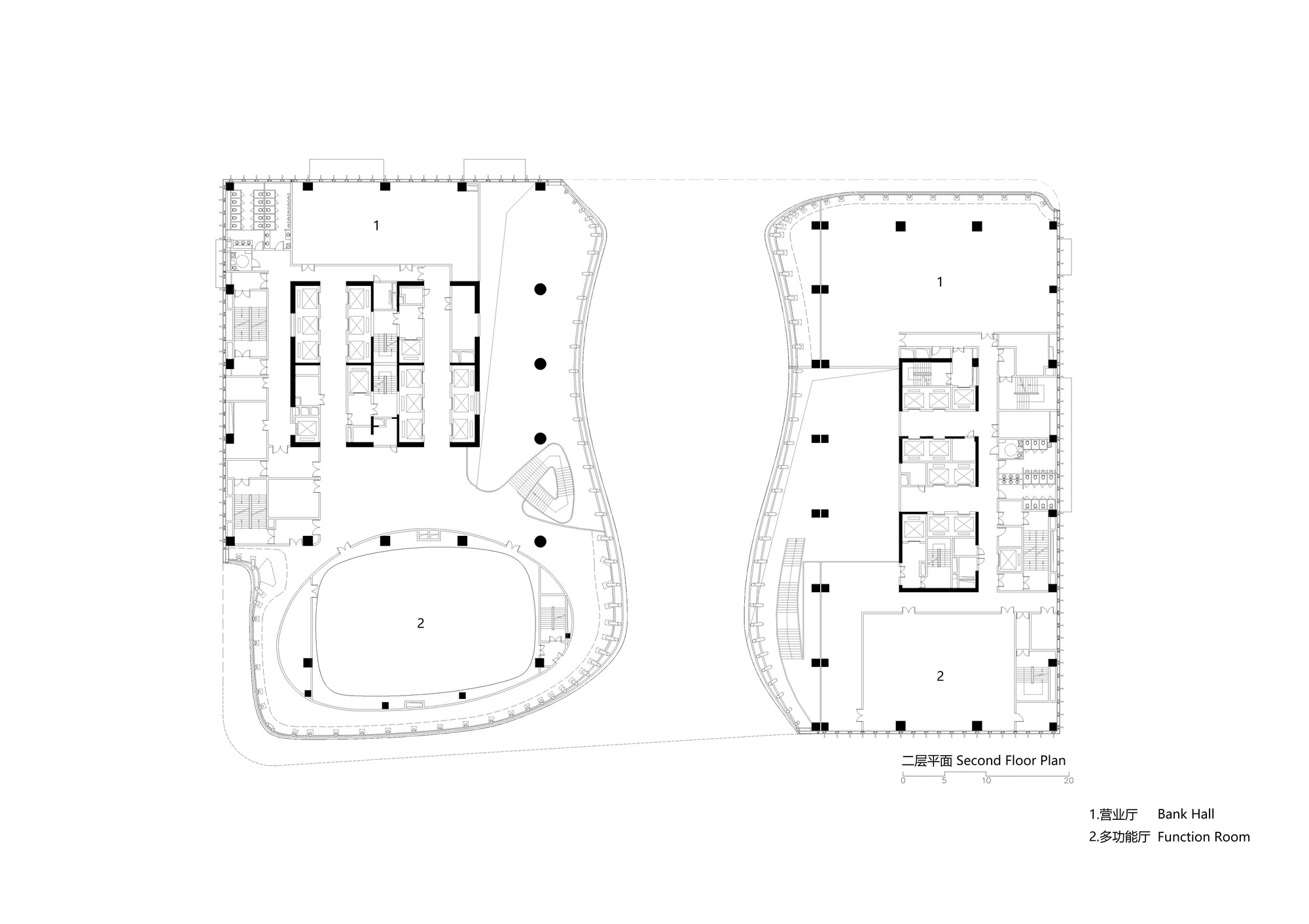 ZHUBO DESIGN丨办公建筑丨CDB Bank & Minsheng Bank Financial Building-37