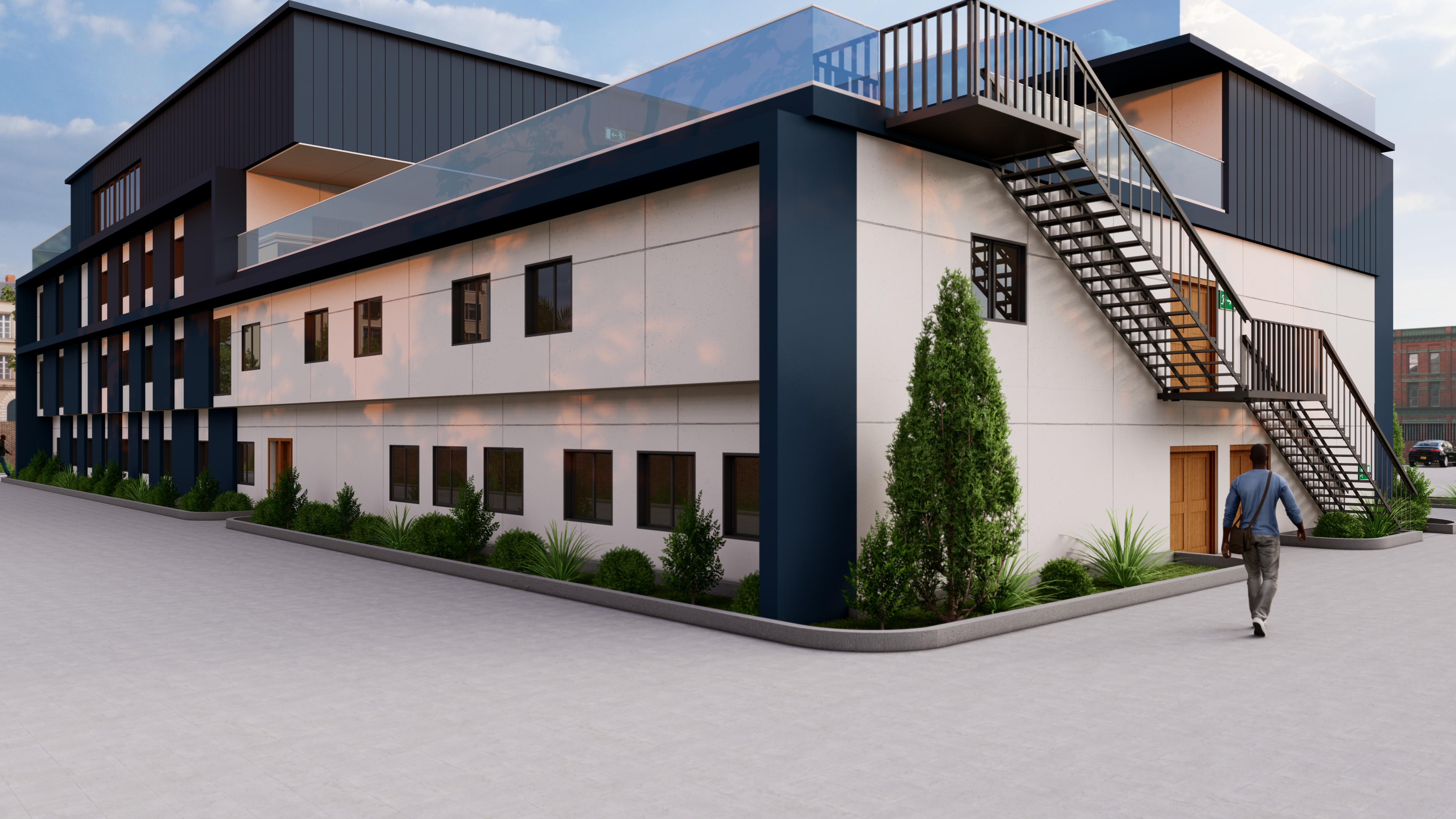 Hospital exterior design-4