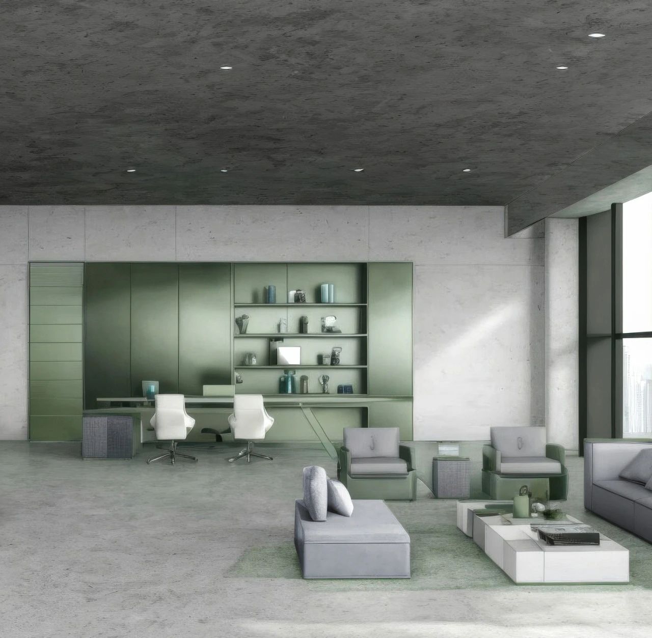 都市中的绿色疗愈办公空间设计丨广州GBD设计机构-67