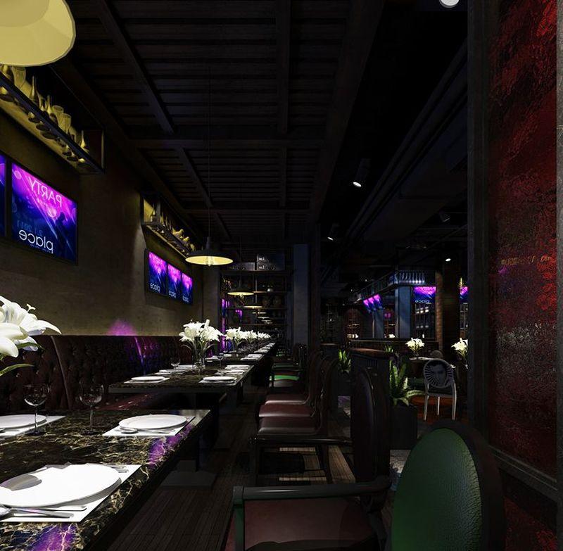 揽季音乐餐吧主题餐厅设计-27