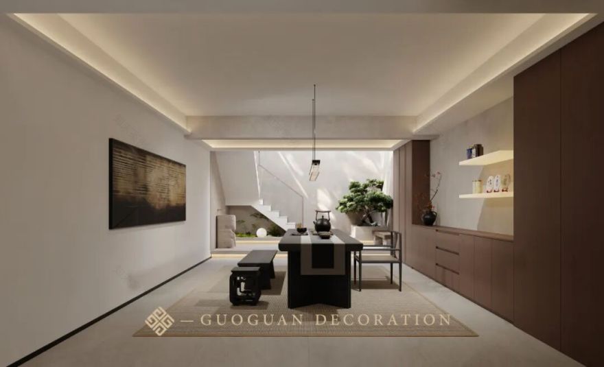 国冠装饰|浙江金华·蓝湾国际,现代中式里的生活长卷-50