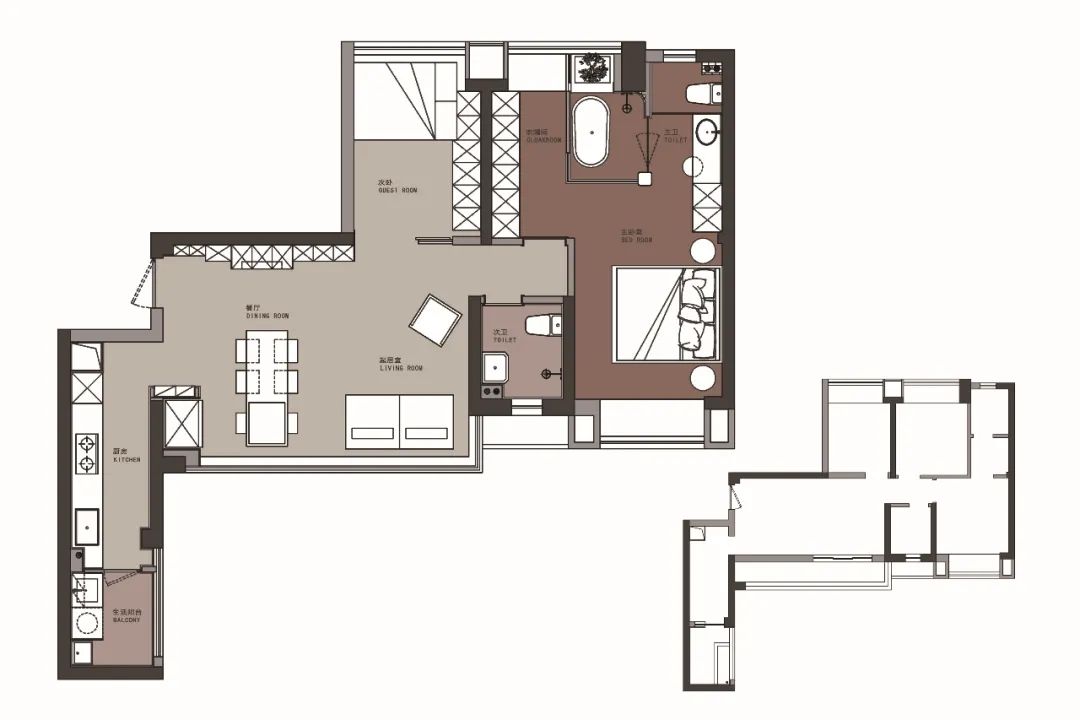 成都 80 平米独立居所的创意设计-8