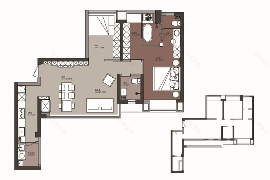 成都 80 平米独立居所的创意设计-8
