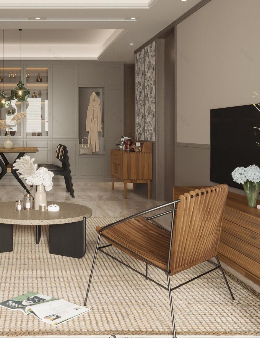 南京西路大平层法式清新精致女孩住宅设计丨中国南京-15