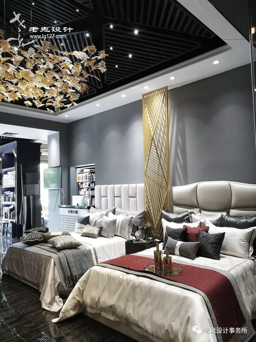 老鬼设计案例|西格布艺展厅设计！-33